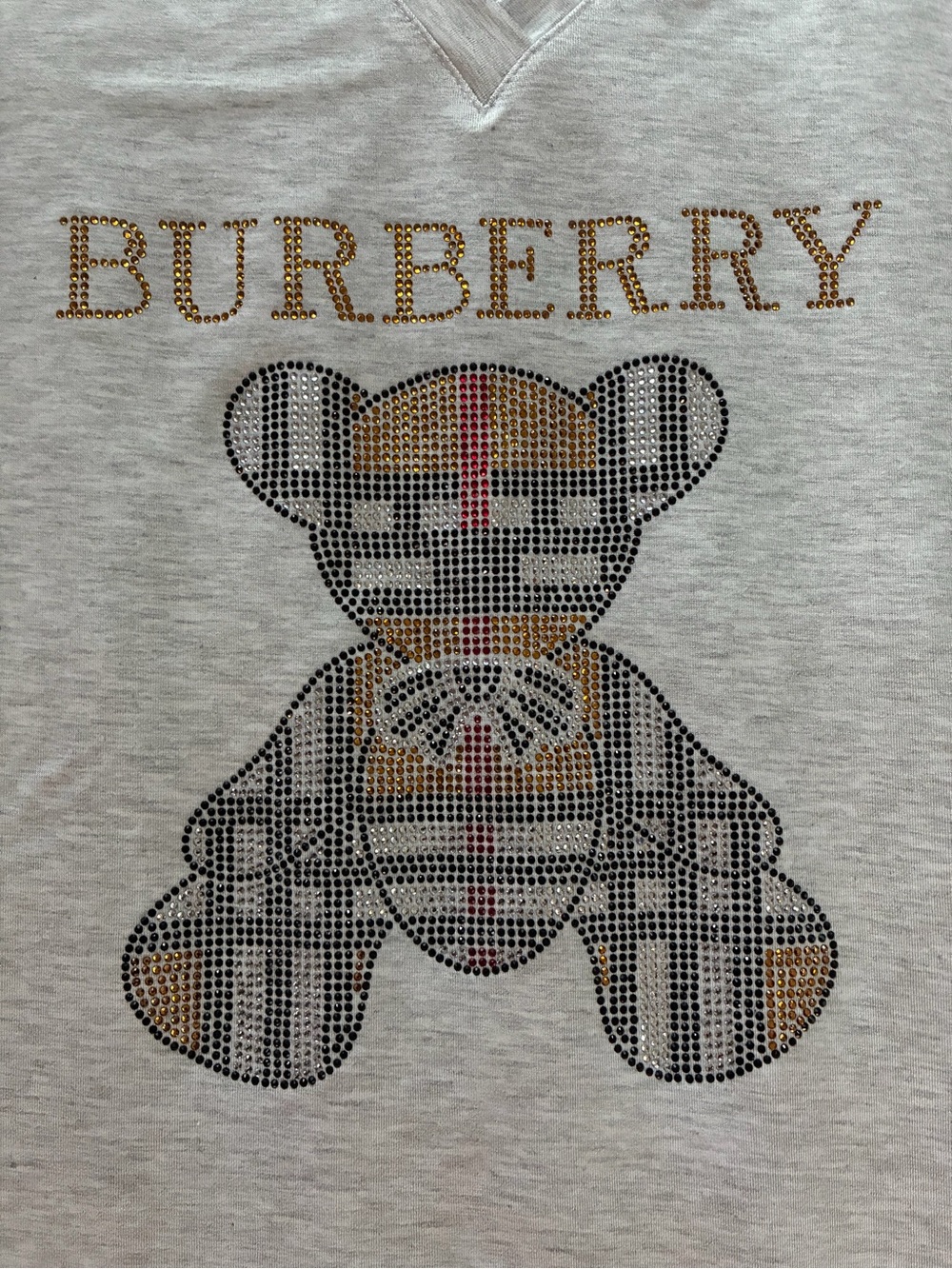 New Womens Luxury Studded Rhinestone T-shirt Size XL